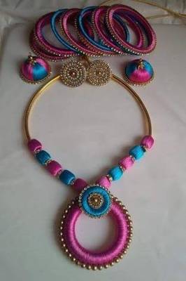 Beautiful Silk thread Necklace 1