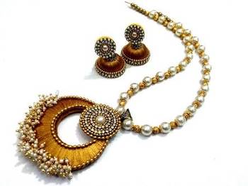 Beautiful Silk thread Necklace 1