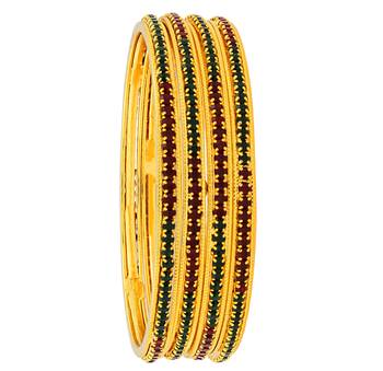 Red gold plated bangles and bracelets 1