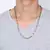 Italian Stainless Steel Slim And Light Two Tone Chain Men