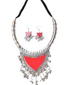 Oxidized Metal Set Colored Red