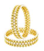 Gold Pearl bangles-and-bracelets
