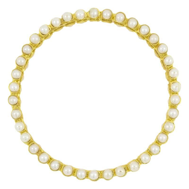 Gold Pearl bangles-and-bracelets