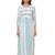 Blue printed cotton cotton-kurtis