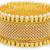 Gold Plated Pearl Bangles/Kada for Women Wedding - Pack of 1