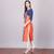Aurelia Womens Orange Straight Rayon Stitched Kurti