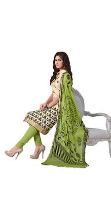 Chiku printed chanderi salwar with dupatta 1