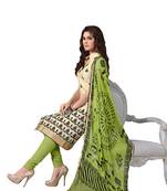 Chiku printed chanderi salwar with dupatta