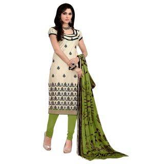 Chiku printed chanderi salwar with dupatta 1