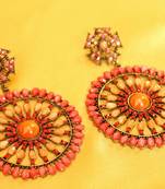 Multicolour Stone Studded Fashion Earrings