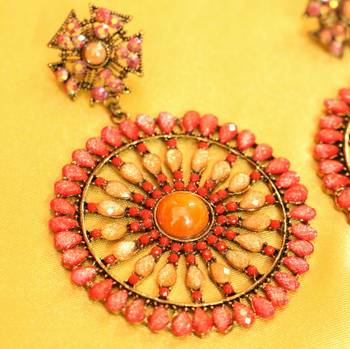 Multicolour Stone Studded Fashion Earrings 2