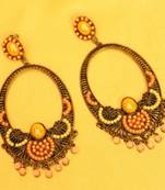 Antique Multicolour Long Fashion Earrings
