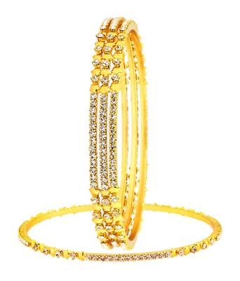 Gold plated bangles and bracelets 1