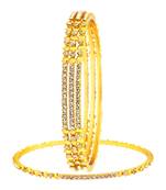 Gold plated bangles and bracelets