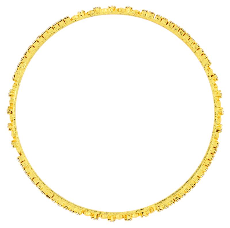 Gold plated bangles and bracelets