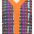 Multicolor Printed casual tops