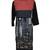 Black printed crepe kurtas-and-kurtis