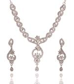 Exclusive White stone Necklace Set