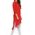 Red plain viscose rayon stitched kurtas-and-kurtis