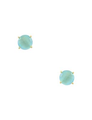 Aqua Blue CZ AD American Diamond Pendant Set Jewellery for Women 3