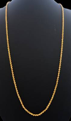 Golden chain long one gram gold 30" length 1