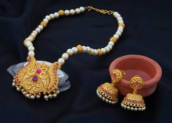 Multicolor pearl necklace-sets 1