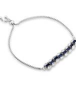 Silver cubic zirconia bracelets for women || Buy fashion bracelets online