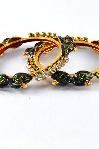 Rajasthani Peacock Gokhroo Banges