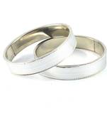 Fab White Bangles
