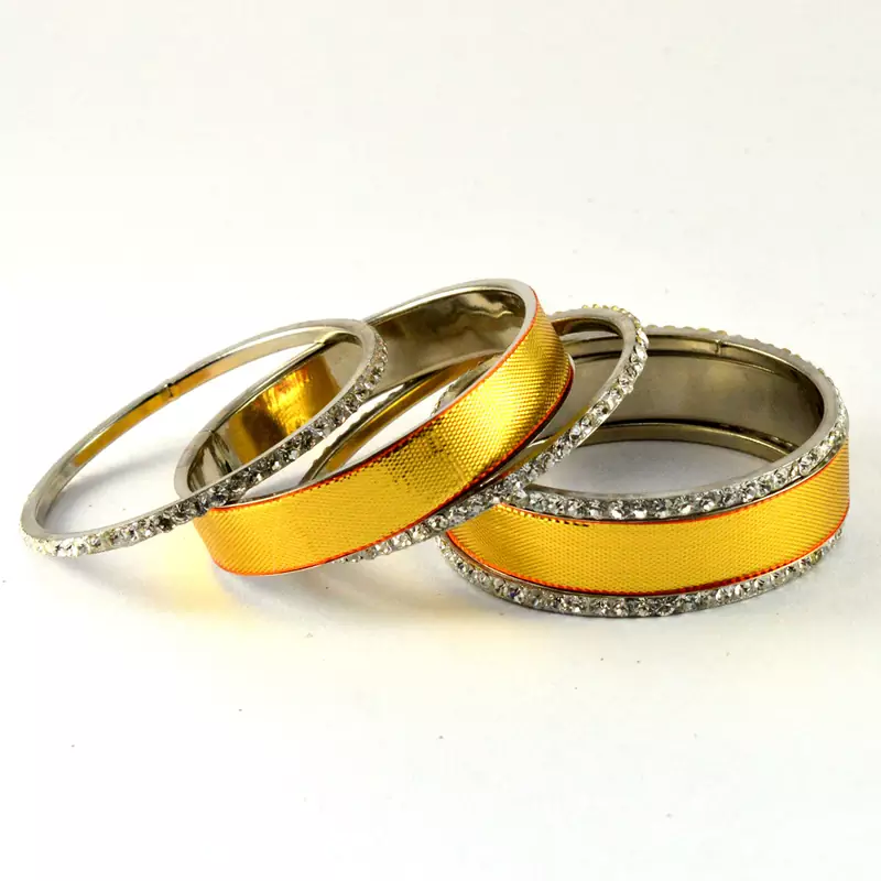 Designer Brass Bangles Set