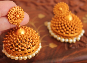 matte jhumkas online