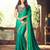 Green Embroidered Georgette Saree With Blouse