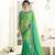 Green Embroidered Georgette Saree With Blouse