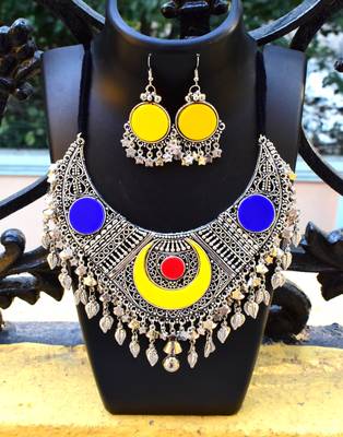 Oxidized Metal Set Colored  Multicolor 2