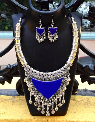 Oxidized Metal Set Colored Blue 2