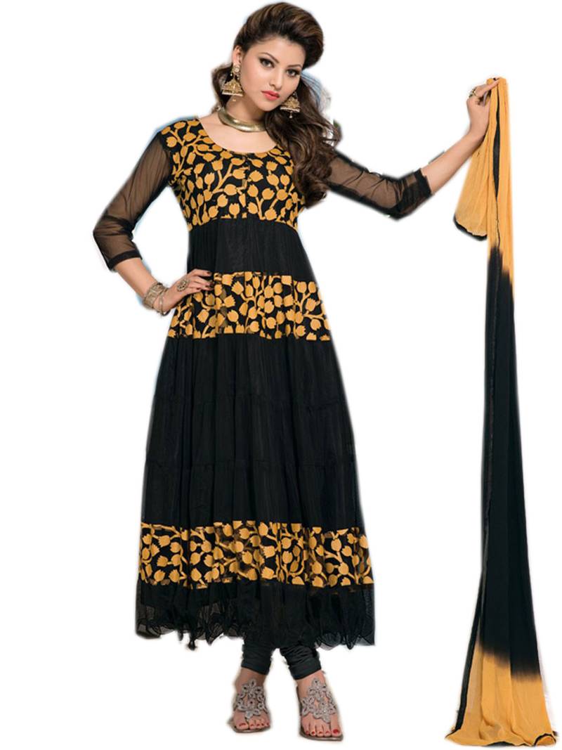 Latest Blck Brasso And Simple Anarkali Suits