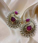 Multicolor pearl earrings