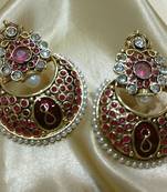 Multicolor pearl earrings