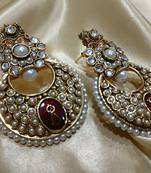 Multicolor pearl earrings