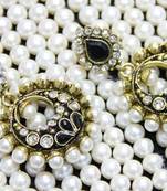 Multicolor pearl earrings