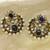 Multicolor pearl earrings