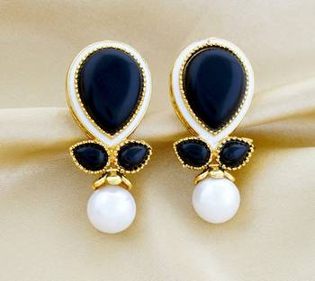 Multicolor pearl earrings 1