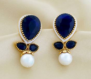 Multicolor pearl earrings 1