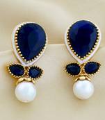 Multicolor pearl earrings