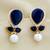 Multicolor pearl earrings