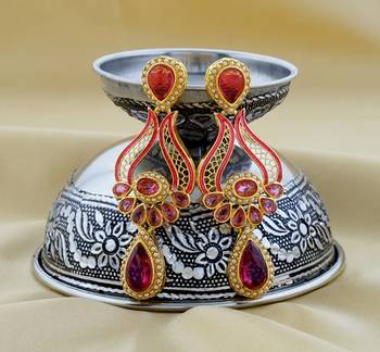 Multicolor pearl earrings 1