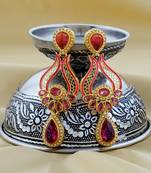 Multicolor pearl earrings