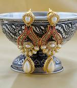 Multicolor pearl earrings