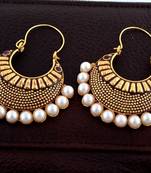 Multicolor pearl earrings