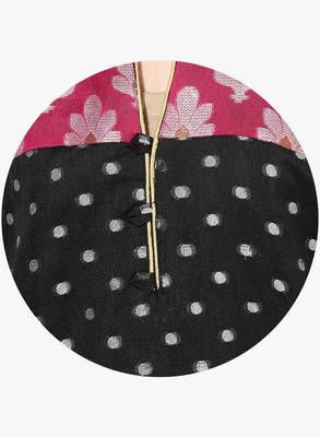 Black woven chanderi stitched kurtas-and-kurtis 4